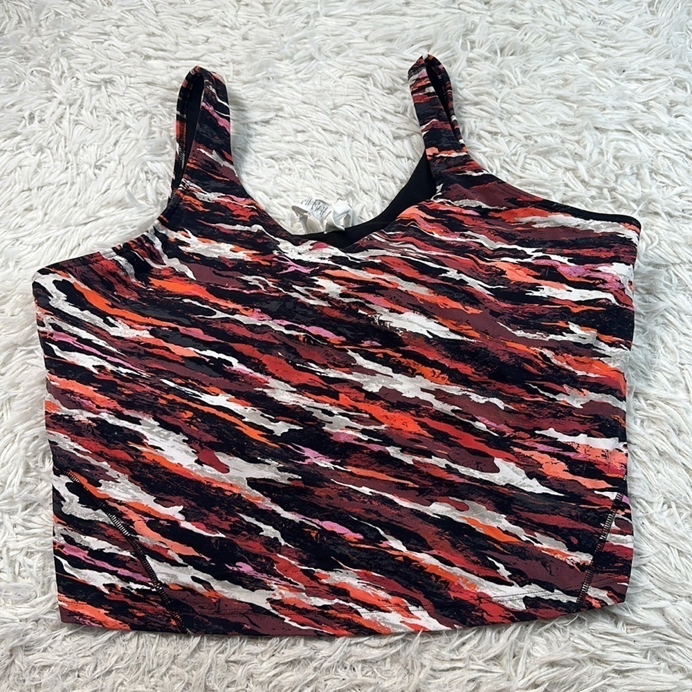 Lululemon Lunar New Year Align Tank Top Tiger Tide Smoky Red Multi